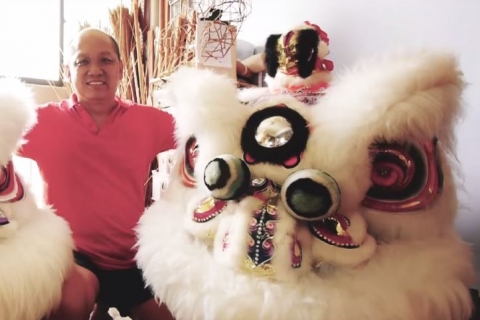 A Lighter Side of History: A Lion Dance Costume Maker 