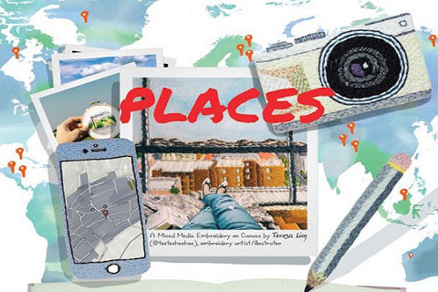 Open Call for P L A C E S: Travel Writing X Mixed Media Illustration Mentorship