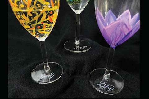 Wine Glass Painting Workshop